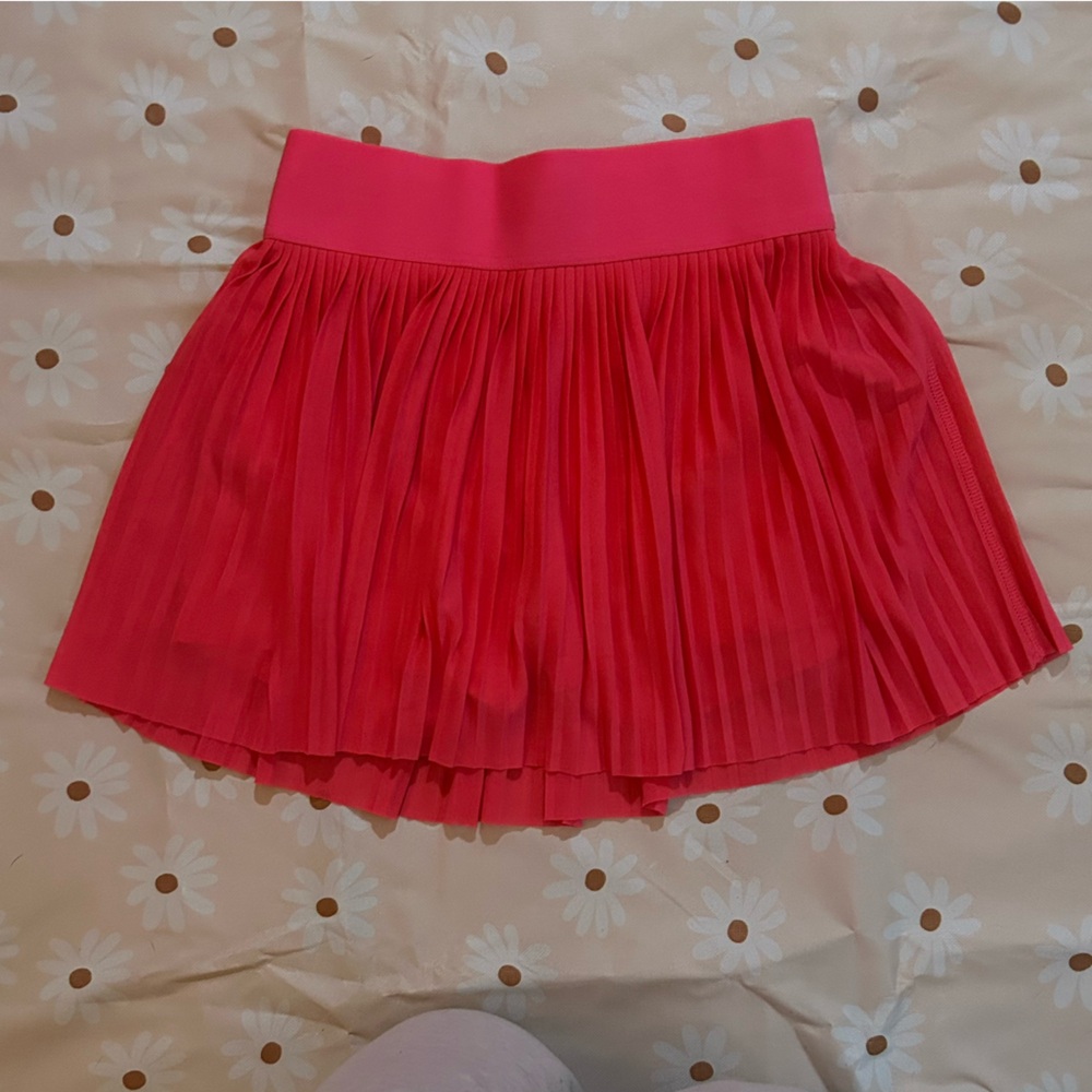 Coral tennis skort